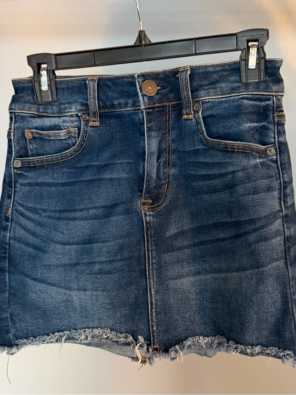 American Eagle Outfitters Dark Indigo Denim Mini Skirt